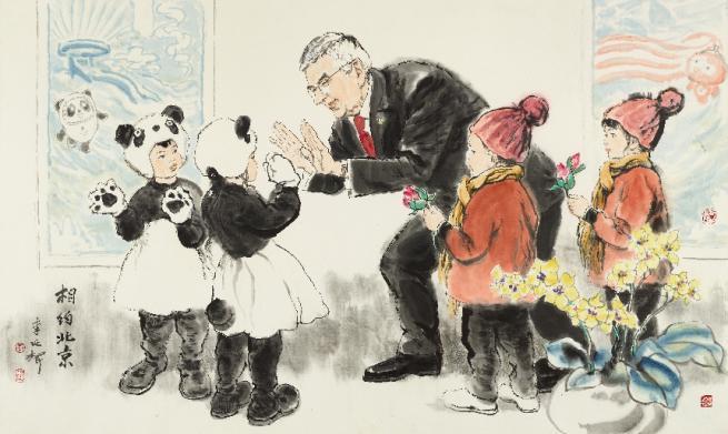 巴赫为《奥运之光》画册作序 赞中西艺术融合